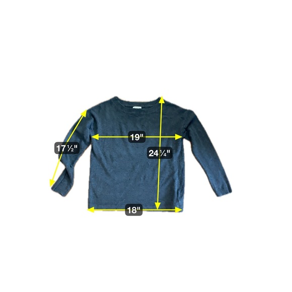 White + Warren Gray Crew Neck Sweater - Picture 5 of 5